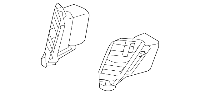 66110AJ03A Деталь CENTER GRILLE, LEFT