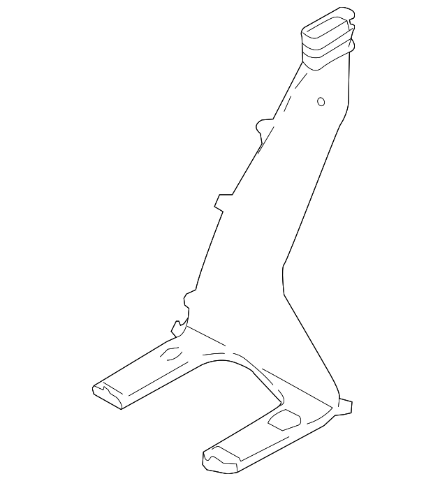 72511AJ00A Деталь HEATER DUCT, RIGHT
