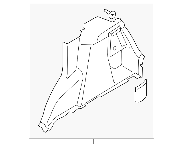 7627080J00P4Z Деталь LOWER QTR TRIM, RIGHT