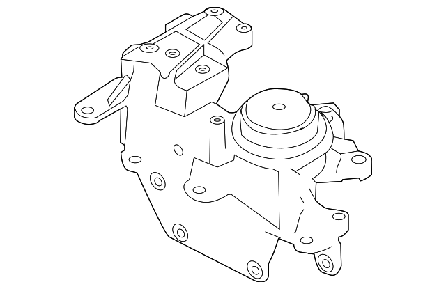 11220-5HA0A Деталь SIDE MOUNT, LEFT