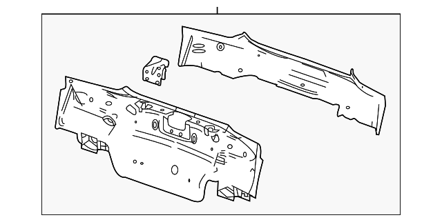 22968009 Деталь REAR BODY PANEL