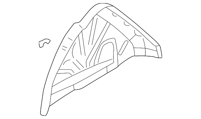 88897595 Деталь INNER WHEELHOUSE, LEFT