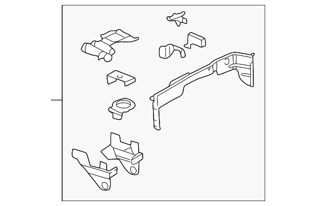 10420803 Деталь EXTENSION ASSY, LEFT