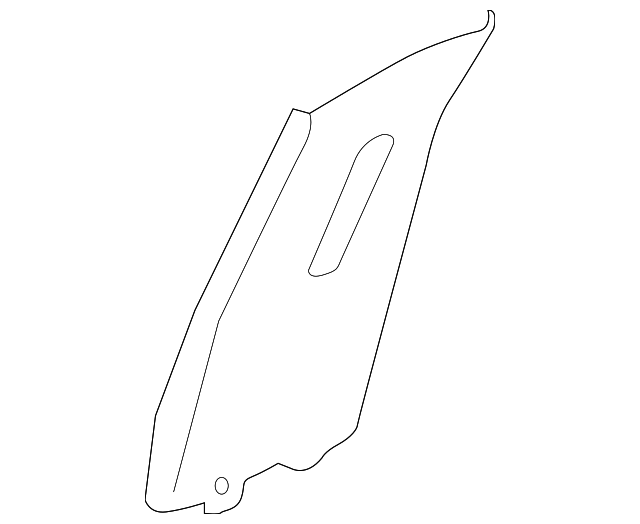 769140W000 CENTER PLR TRIM, LEFT