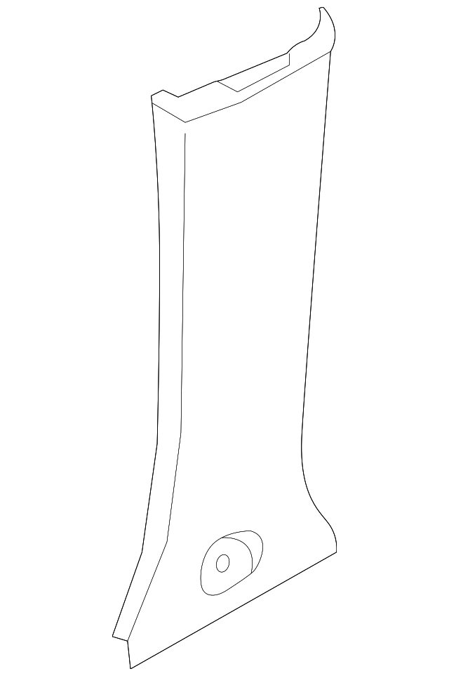 769155W901 CENTER PLR TRIM, RIGHT