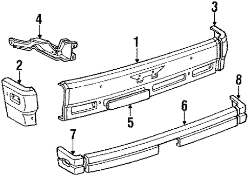 Pickup FRONT BUMPER
