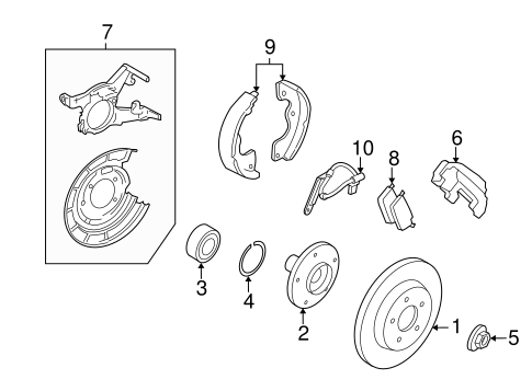 Escape BRAKE COMPONENTS 2