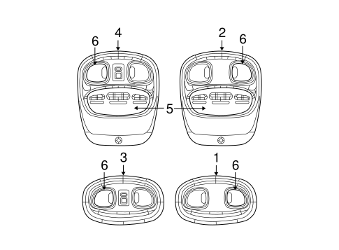 Pacifica OVERHEAD CONSOLE