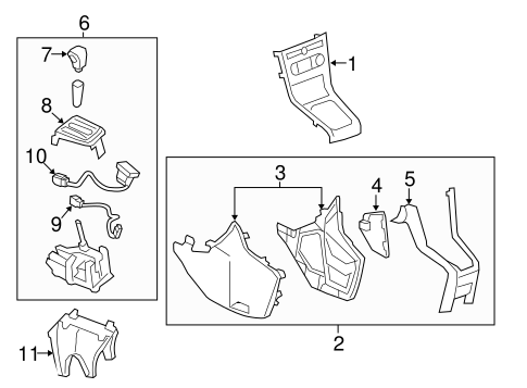 Captiva Sport FRONT CONSOLE