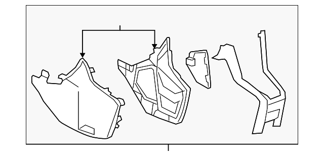 22958319 Деталь FRONT CONSOLE