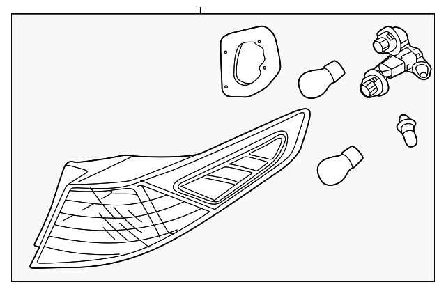 92401-4C500 Деталь TAIL LAMP ASSY, LEFT