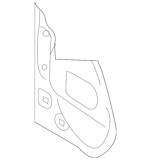 5N0-813-327 TAIL LAMP POCKET, LEFT
