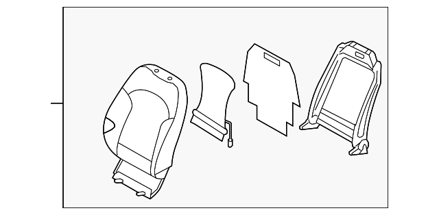 88304-2S001-TMA Деталь SEAT BACK ASSY