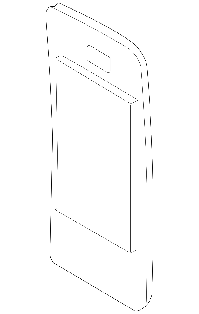 5103758AA Деталь MIRROR GLASS, LEFT