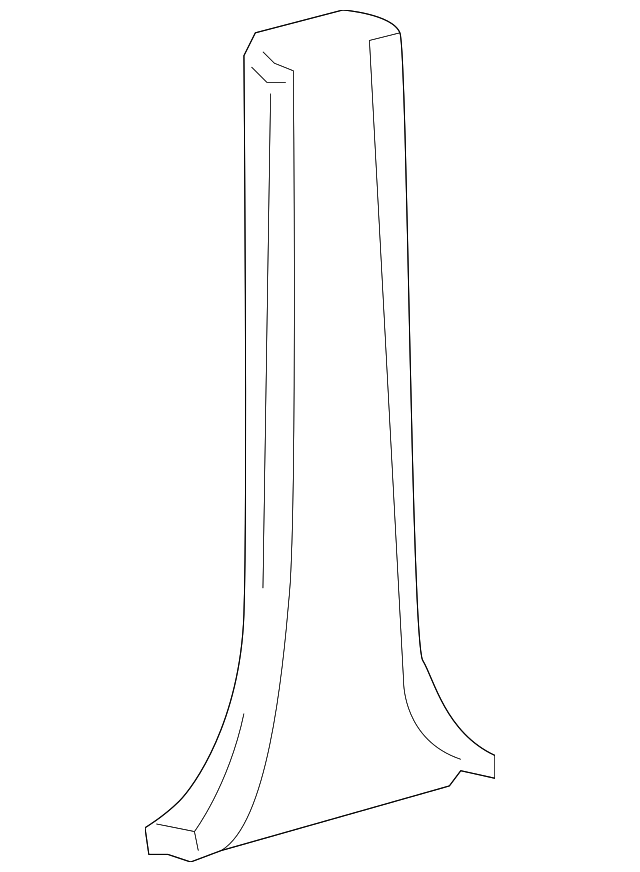 62414-52030-B0 Деталь LWR CTR PLR TRIM, LEFT