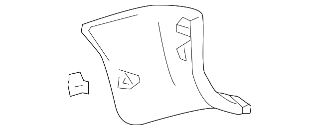 62111-52050-B0 Деталь COWL TRIM, RIGHT