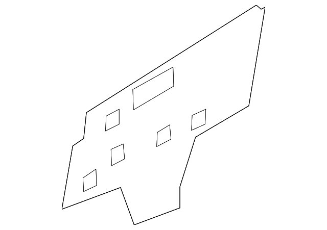 80865CR900 INSULATOR, LEFT