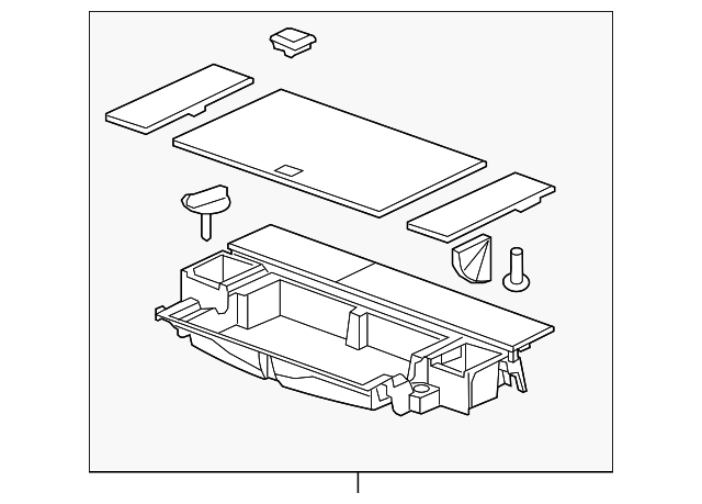 25878204 Деталь STORAGE TRAY