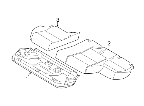 X4 REAR SEAT COMPONENTS 3