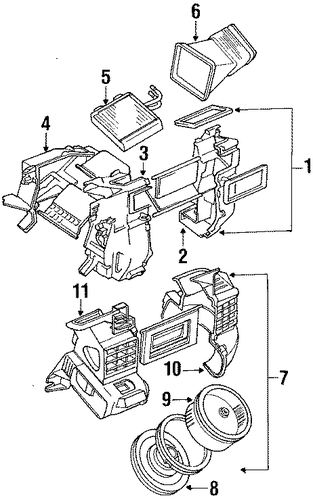 Sidekick BLOWER MOTOR & FAN