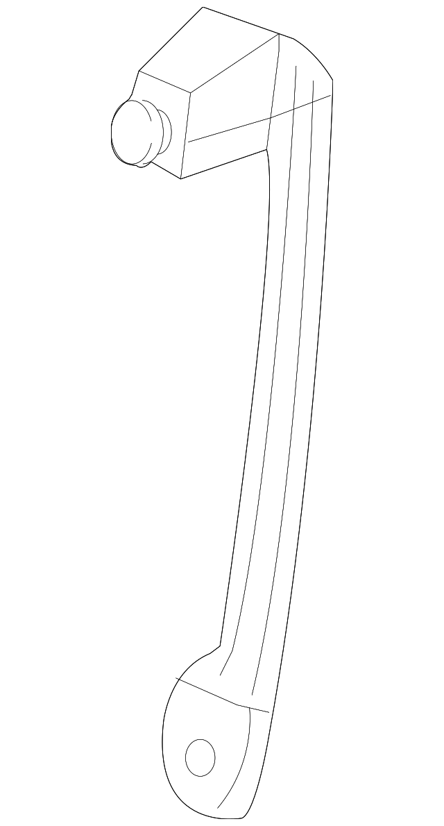 55396541AB Деталь RUN CHANNEL, LEFT