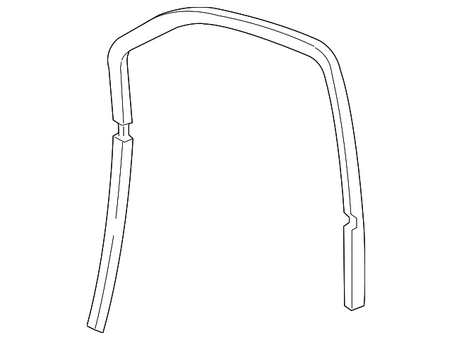 55396697AE Деталь GLASS RUN, LEFT