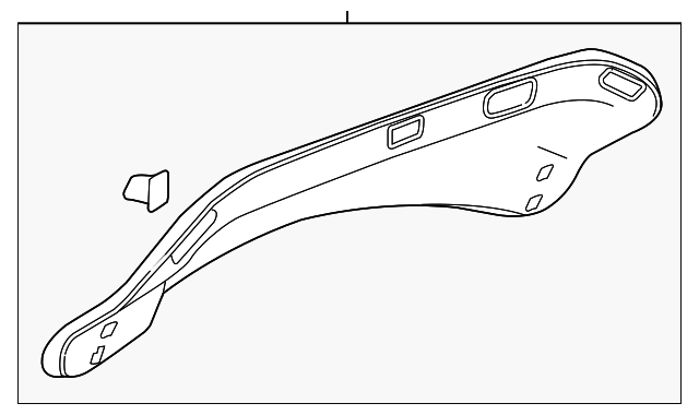 22910976 Деталь TRUNK TRIM PANEL