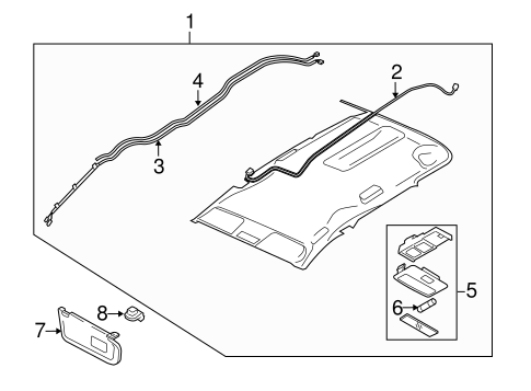 5 INTERIOR TRIM - ROOF 2