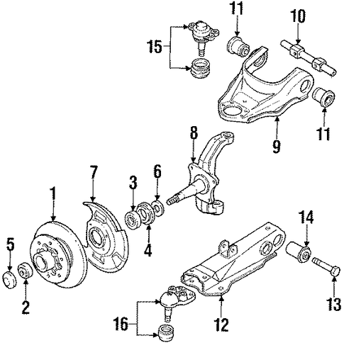 Pickup SUSPENSION COMPONENTS
