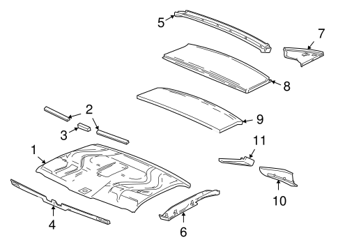 XLR INTERIOR TRIM - TOP