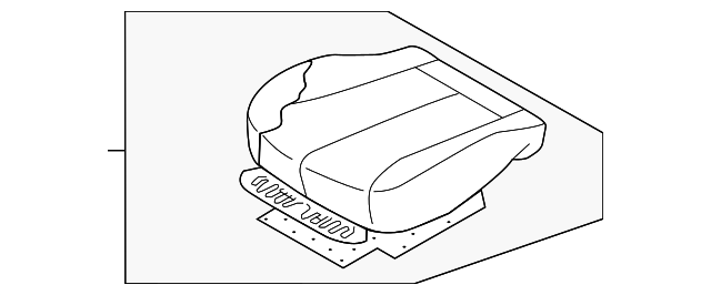 88200-4D312AGW Деталь SEAT CUSHION