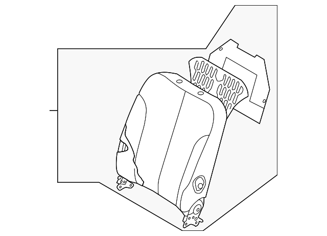 88400-4D427CS2 Деталь SEAT BACK ASSY