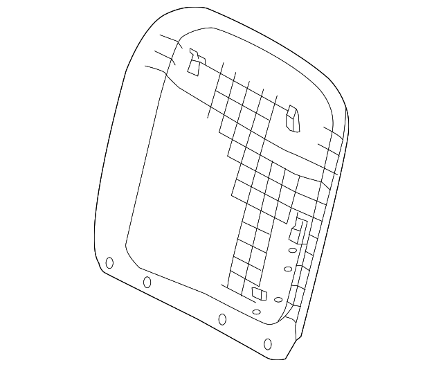 88390-4D221CS2 Деталь SEAT BACK PANEL