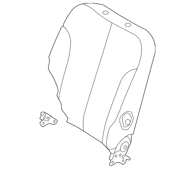 88460-4D415KS2 Деталь SEAT BACK COVER