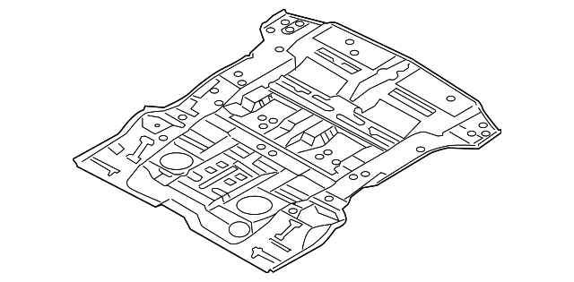 65520-3J310 Деталь REAR FLOOR PAN