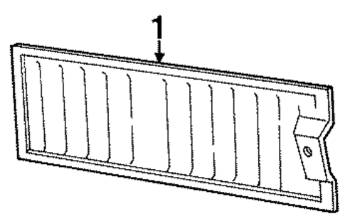 Tracker INTERIOR TRIM - TAIL GATE