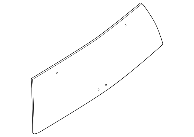 K0312ZQ50A Деталь LIFT GATE GLASS