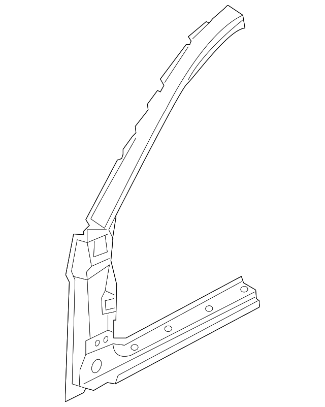 71120-3FB00 Деталь HINGE PILLAR, RIGHT