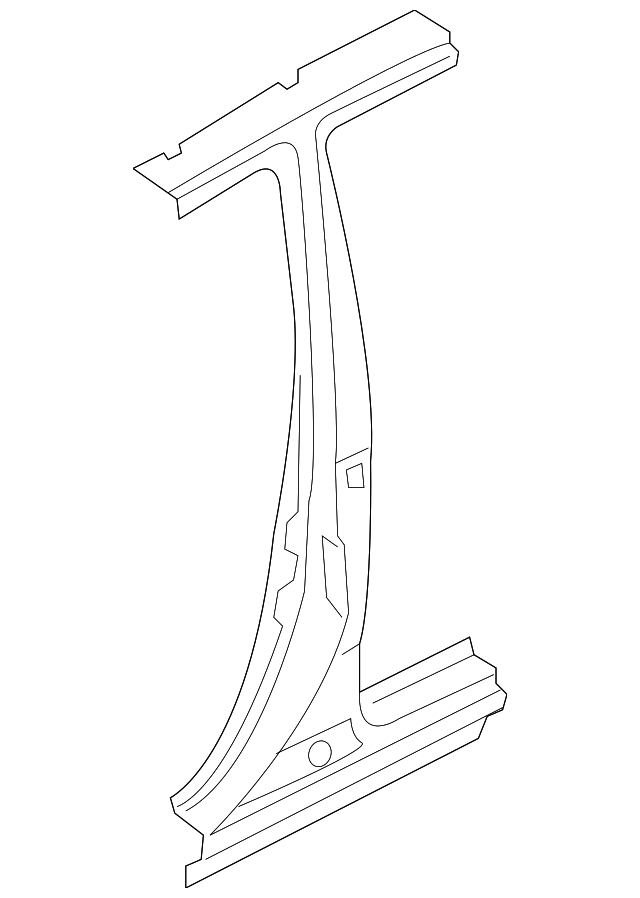 71401-3FB00 Деталь CENTER PILLAR, LEFT