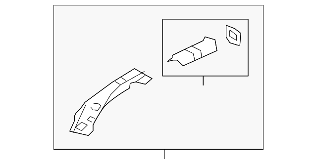 52150FG2029P Деталь UPPER RAIL ASSY, RIGHT