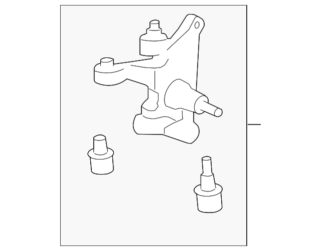 8C3Z3105AR Деталь SPINDLE, RIGHT