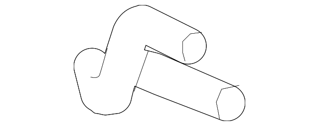 16553-36010 WATER HOSE, RIGHT