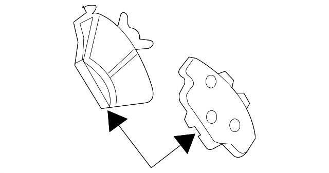 3U2Z-2V001-AB BRAKE PADS
