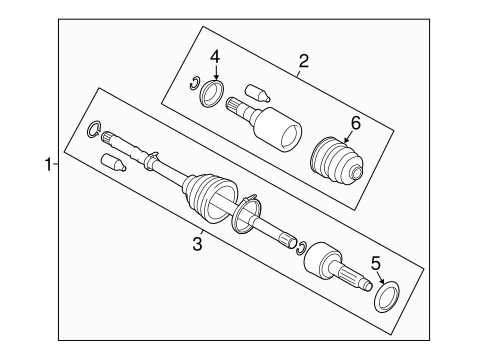 Impreza DRIVE AXLES