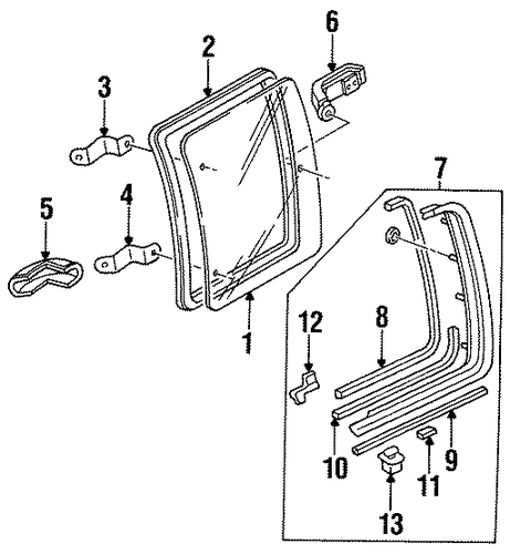 B2200 GLASS - SIDE PANEL
