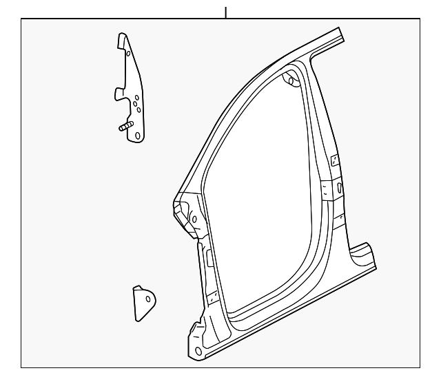 8R0-809-839-A Деталь APERTURE PANEL, LEFT
