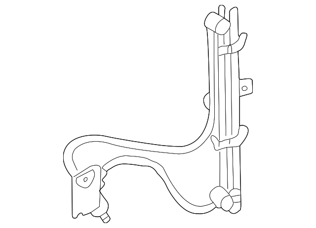 46372012646 Деталь REGULATOR, RIGHT