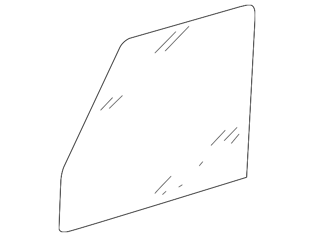 463-725-05-10 Деталь DOOR GLASS, LEFT