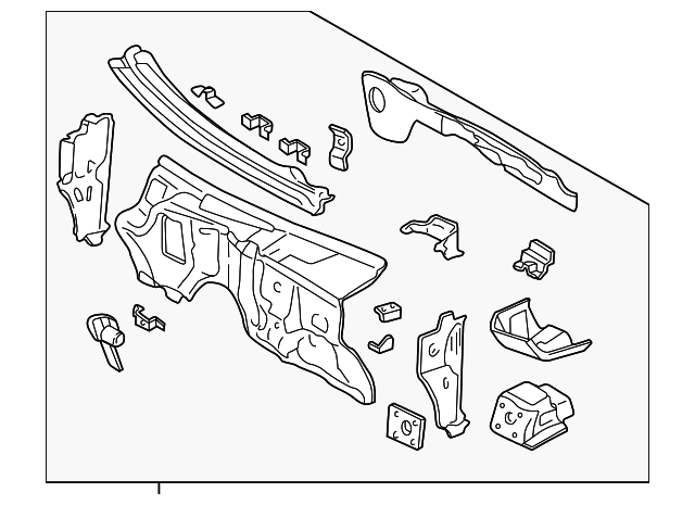 12543572 Деталь DASH PANEL