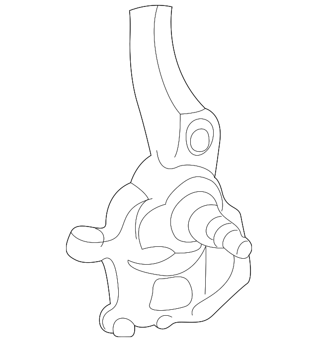 1F70-33-020 Деталь KNUCKLE, RIGHT